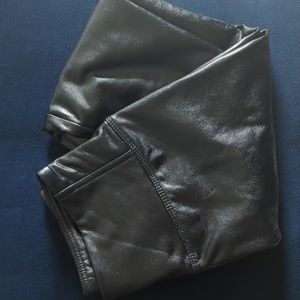 Faux leather leggings